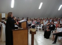 Culto de despedida da Pa. Silvia Genz, na Comunidade de Chapecó