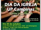 DIA DA IGREJA DA UNIÃO PAROQUIAL LUTERANA DA REGIÃO DE CAMPINAS (UPLRC) - SÍNODO SUDESTE