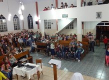 Culto com Santa Ceia, oração memorial e anúncio de bênção matrimonial na Comunidade de Belém/ES