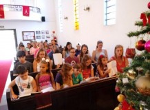 Culto de Natal das Crianças, Jovens e Famílias na Igreja Luterana de Santos/SP