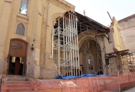 Início da reconstrução da Igreja Martin Luther em São Paulo/SP