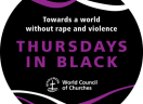 No Dia Internacional da Mulher, o CMI estimula as igrejas a se unirem às quintas-feiras de preto em direção a um mundo sem estupro e violência