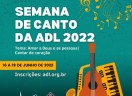 Inscrições abertas para a Semana de Canto 2022