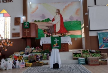 Culto de Ação de Graças - Comunidade de Belém - Paróquia Aliança - Santa Maria de Jetibá/ES